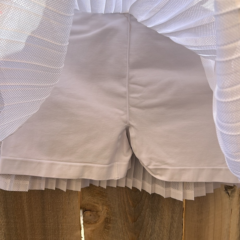 Free People Movement Rally Ruffle Mini Skirt in White - Picture 9 of 11